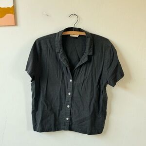 Men's Black Short Sleeve Shirt